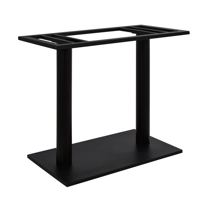 Βάση τραπεζιού από μέταλλο σε μαύρο χρώμα 40x70x72