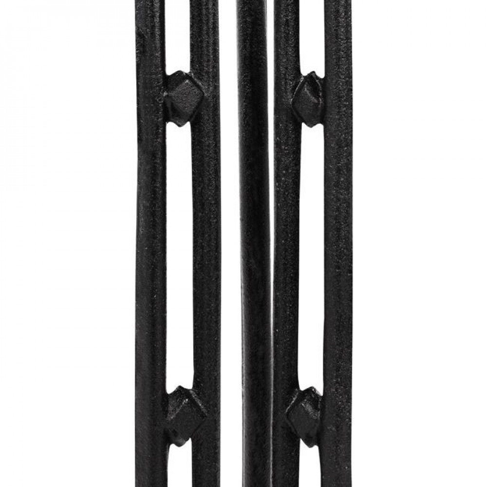 Βάση τραπεζιού από μαντέμι σε μαύρο χρώμα 50x50x105