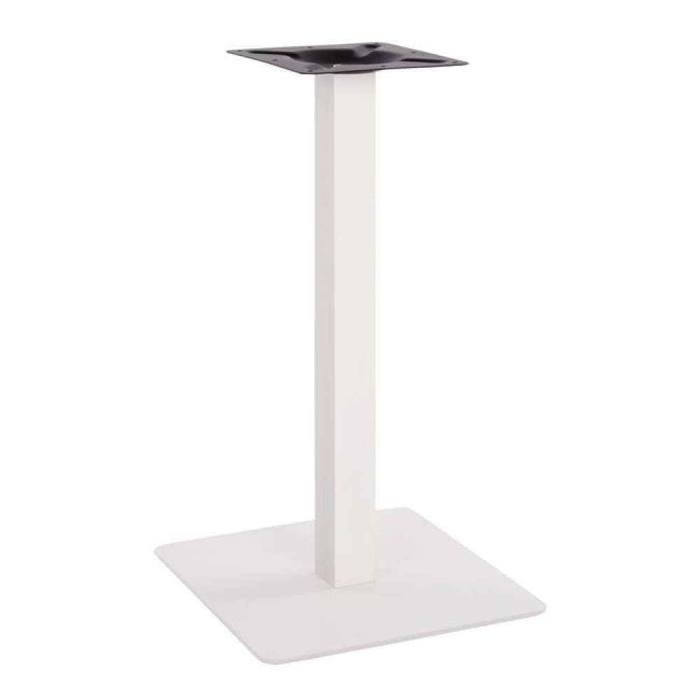 Βάση τραπεζιού από μέταλλο σε λευκό χρώμα 40x40x72