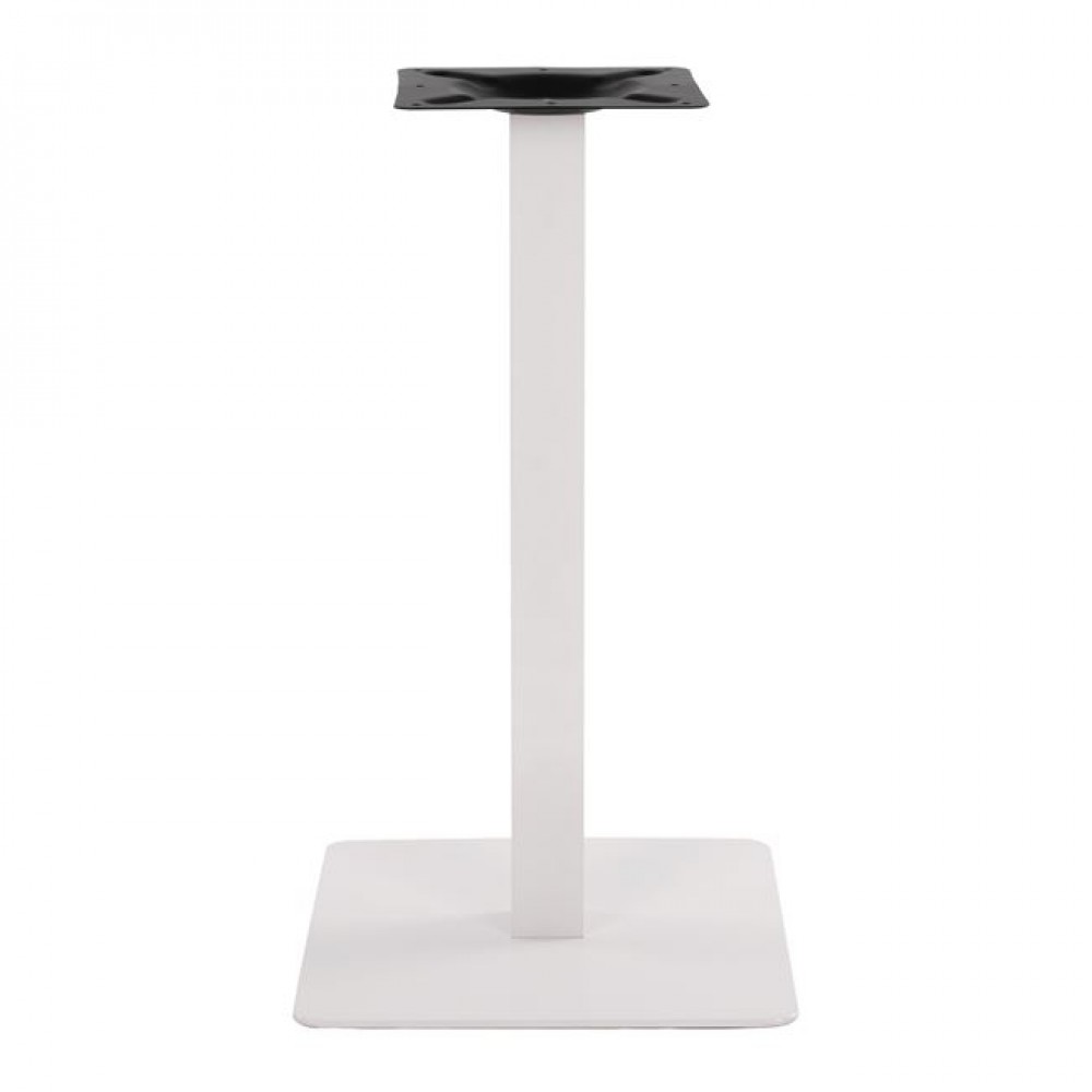 Βάση τραπεζιού από μέταλλο σε λευκό χρώμα 40x40x72