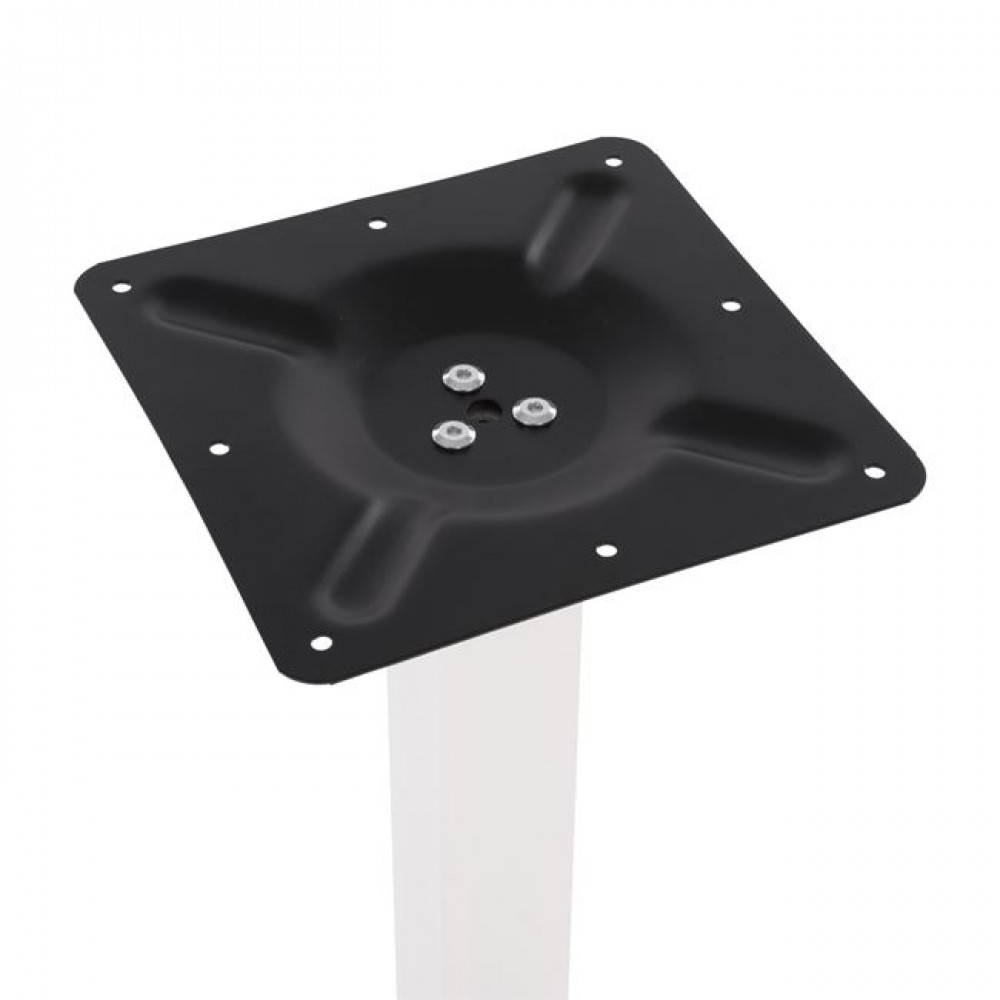 Βάση τραπεζιού από μέταλλο σε λευκό χρώμα 40x40x72