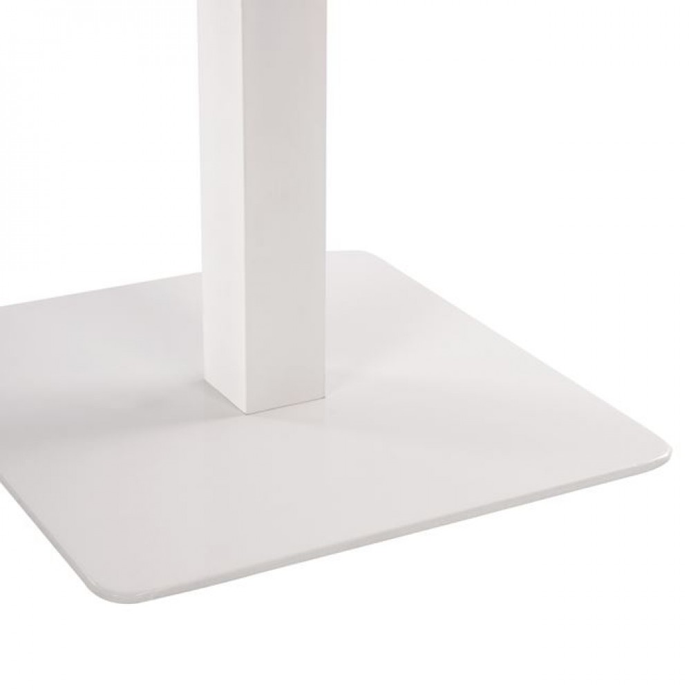 Βάση τραπεζιού από μέταλλο σε λευκό χρώμα 40x40x72