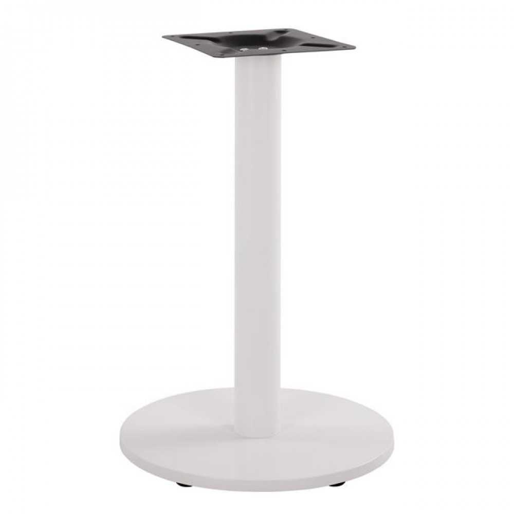 Βάση τραπεζιού από μέταλλο σε λευκό χρώμα Φ45x72
