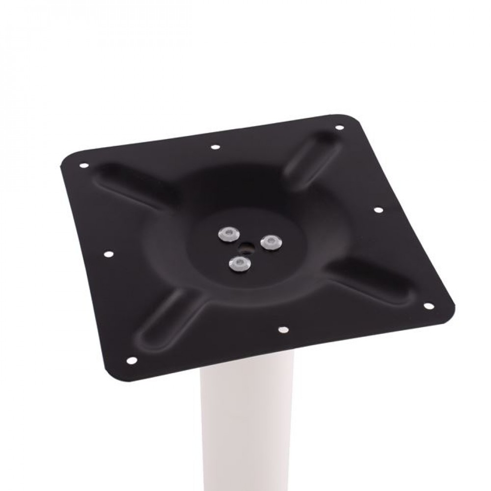 Βάση τραπεζιού από μέταλλο σε λευκό χρώμα Φ45x72