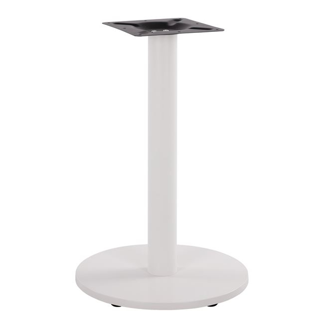Βάση τραπεζιού από μέταλλο σε λευκό χρώμα Φ45x72
