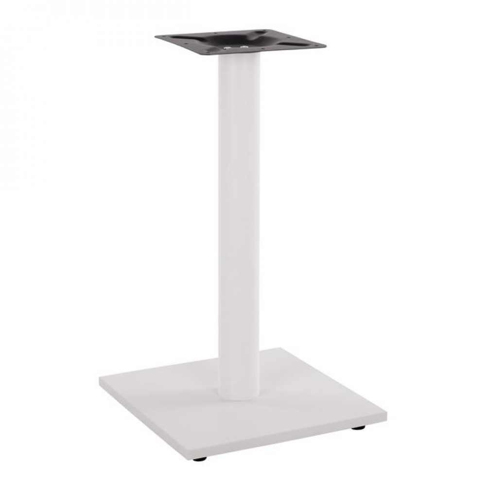 Βάση τραπεζιού από μέταλλο σε λευκό χρώμα 40x40x72