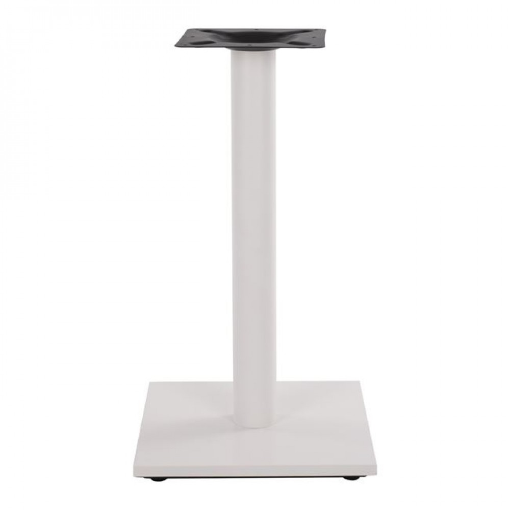 Βάση τραπεζιού από μέταλλο σε λευκό χρώμα 40x40x72