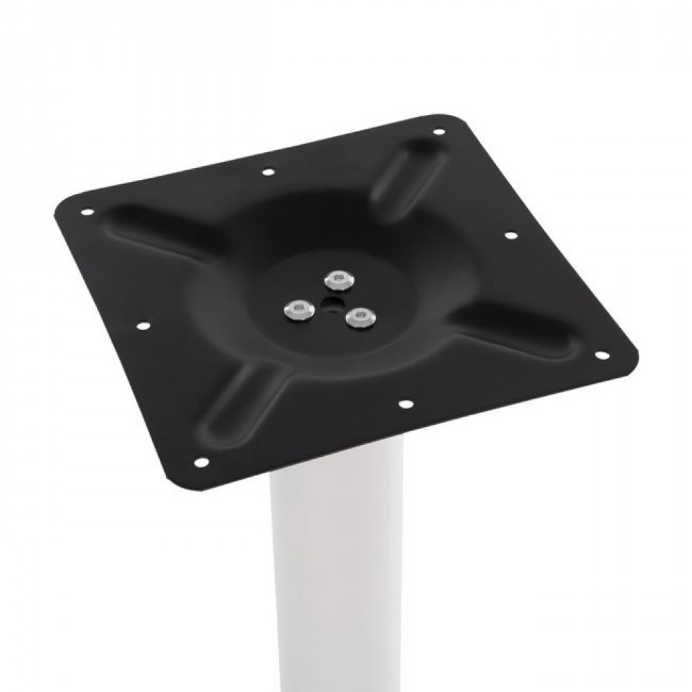 Βάση τραπεζιού από μέταλλο σε λευκό χρώμα 40x40x72