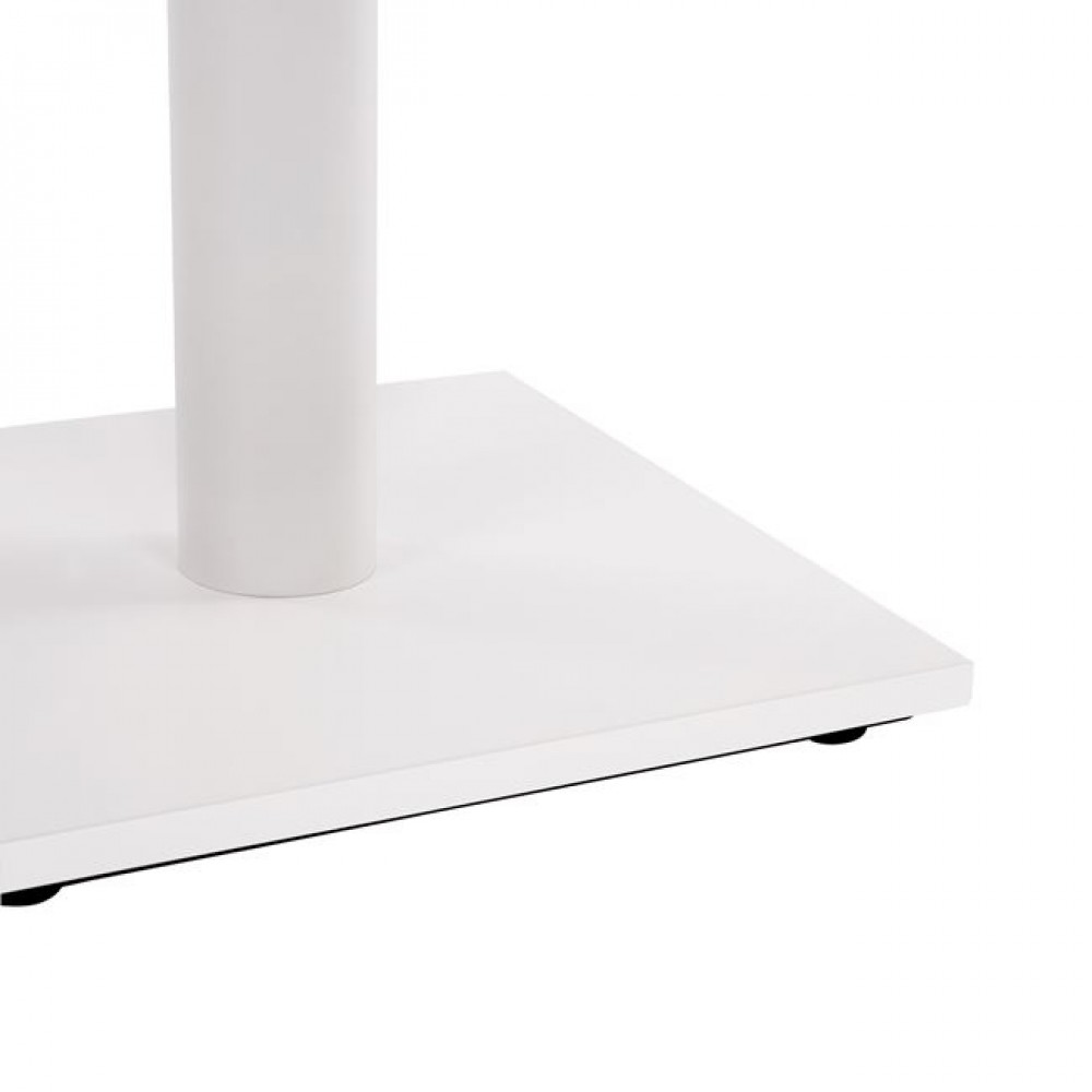 Βάση τραπεζιού από μέταλλο σε λευκό χρώμα 40x40x72