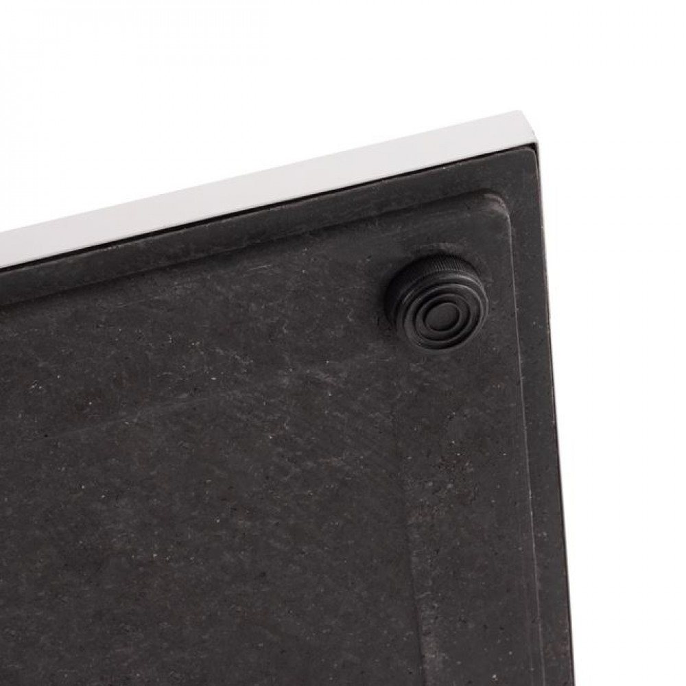 Βάση τραπεζιού από μέταλλο σε λευκό χρώμα 40x40x72