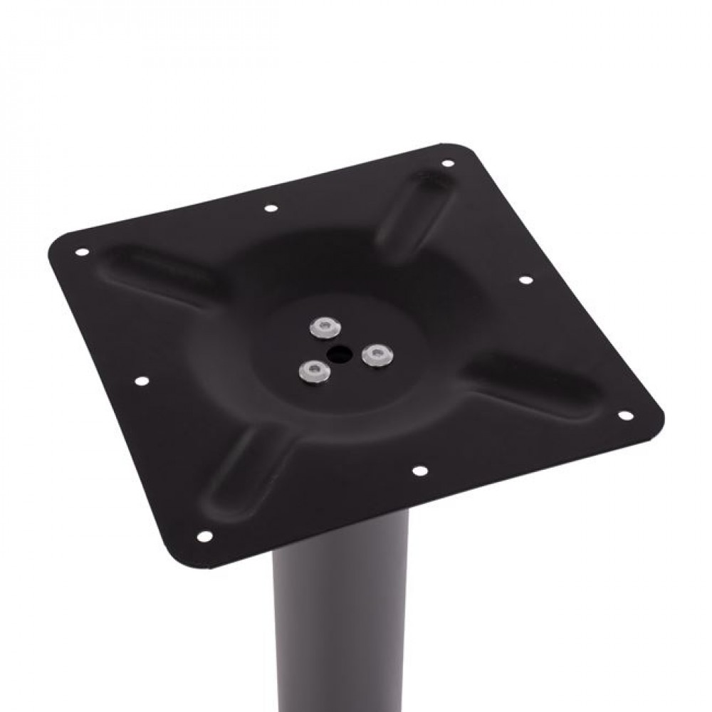 Βάση τραπεζιού από μέταλλο σε χρώμα γκρι 40x40x72