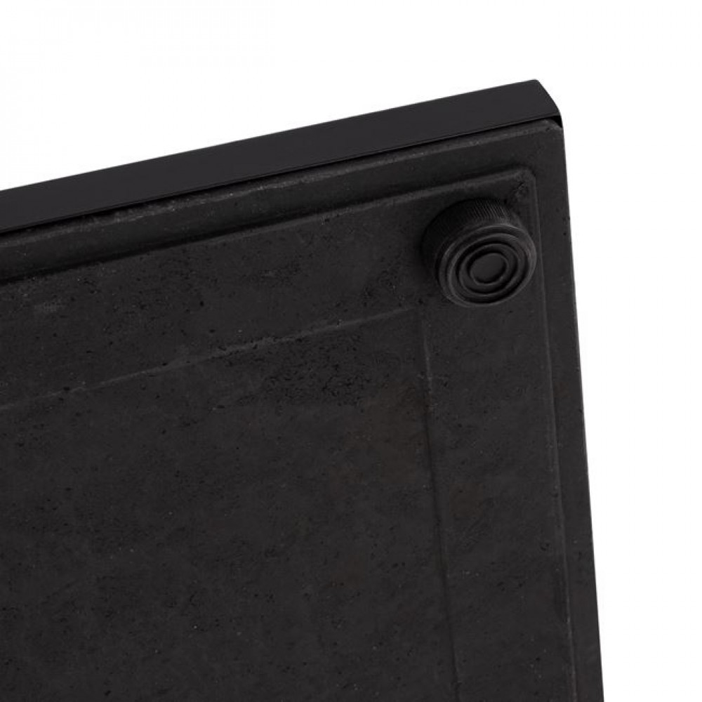 Βάση τραπεζιού από μέταλλο σε χρώμα μαύρο 45x45x108