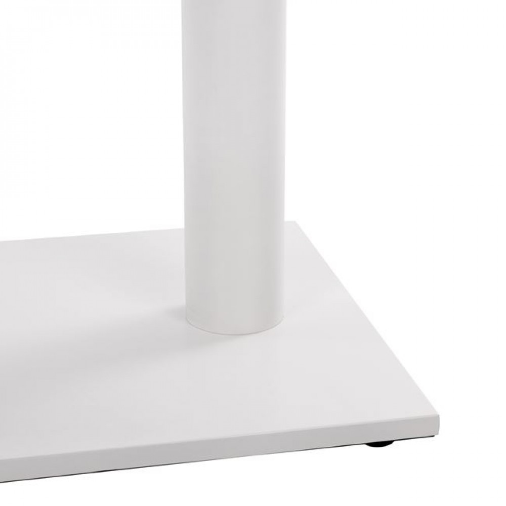 Βάση τραπεζιού από μέταλλο σε λευκό χρώμα 40x70x72