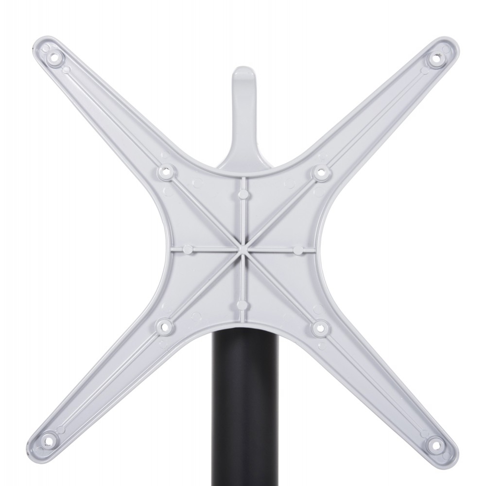 Βάση τραπεζιού πτυσσόμενη από αλουμίνιο σε μαύρο χρώμα 69x69x73/92