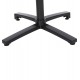 Βάση τραπεζιού πτυσσόμενη από αλουμίνιο σε μαύρο χρώμα 69x69x73/92