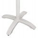 Βάση τραπεζιού από αλουμίνιο σε λευκό χρώμα 66x66x73
