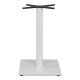 Βάση τραπεζιού από αλουμίνιο σε λευκό χρώμα 45x45x70