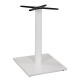 Βάση τραπεζιού από αλουμίνιο σε λευκό χρώμα 45x45x70