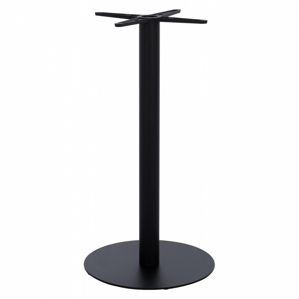 Βάση τραπεζιού από μέταλλο σε μαύρο χρώμα Φ49x94