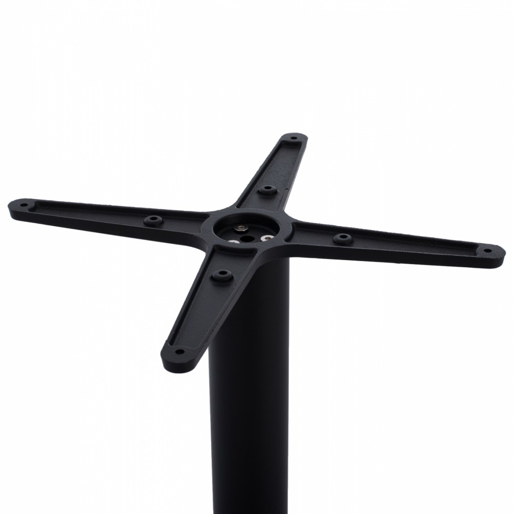 Βάση τραπεζιού από μέταλλο σε μαύρο χρώμα Φ49x94