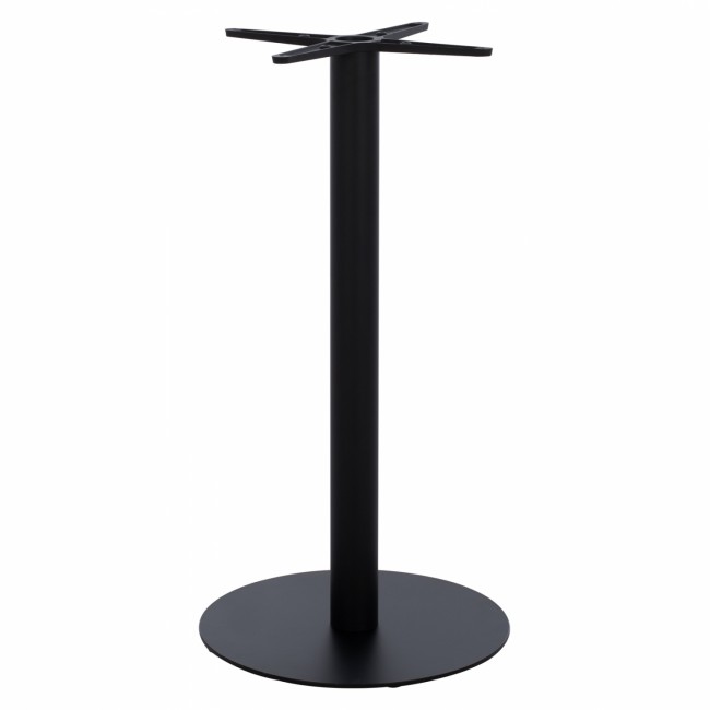 Βάση τραπεζιού από μέταλλο σε μαύρο χρώμα Φ49x94