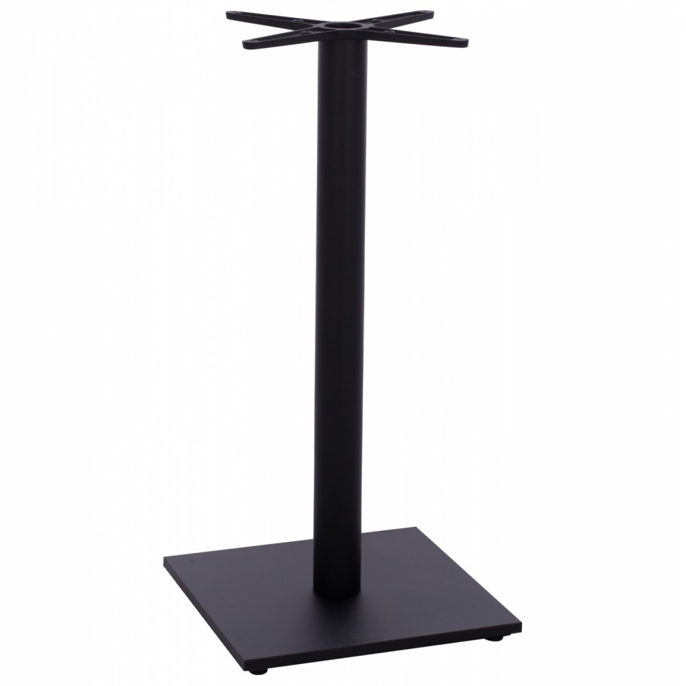 Βάση τραπεζιού από μέταλλο σε μαύρο ματ χρώμα 45x45x94