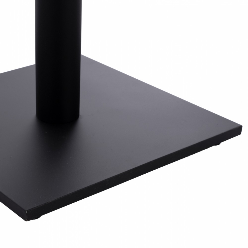 Βάση τραπεζιού από μέταλλο σε μαύρο ματ χρώμα 45x45x94