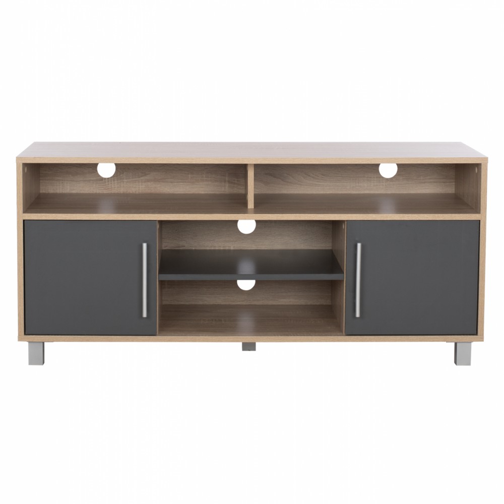 Έπιπλο τηλεόρασης "DANNA" σε χρώμα σονόμα/γκρι 120x40x55