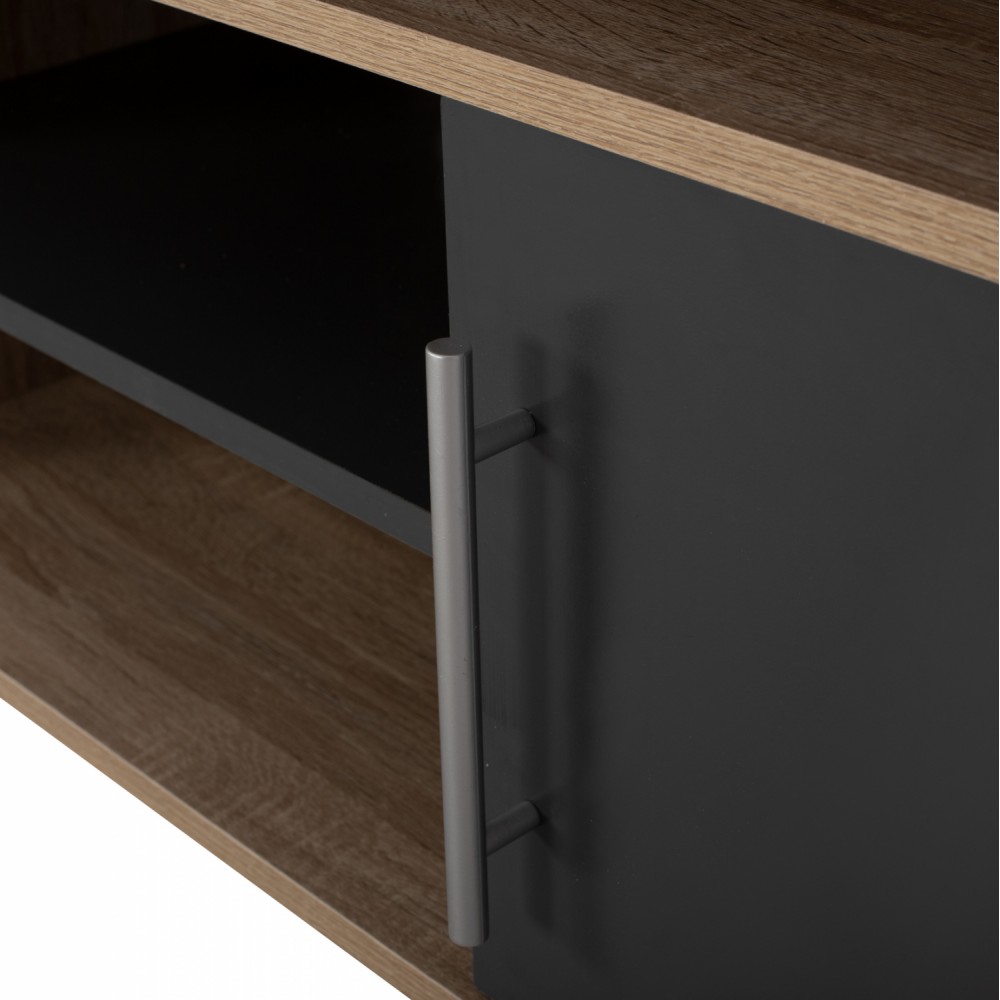 Έπιπλο τηλεόρασης "DANNA" σε χρώμα σονόμα/γκρι 120x40x55