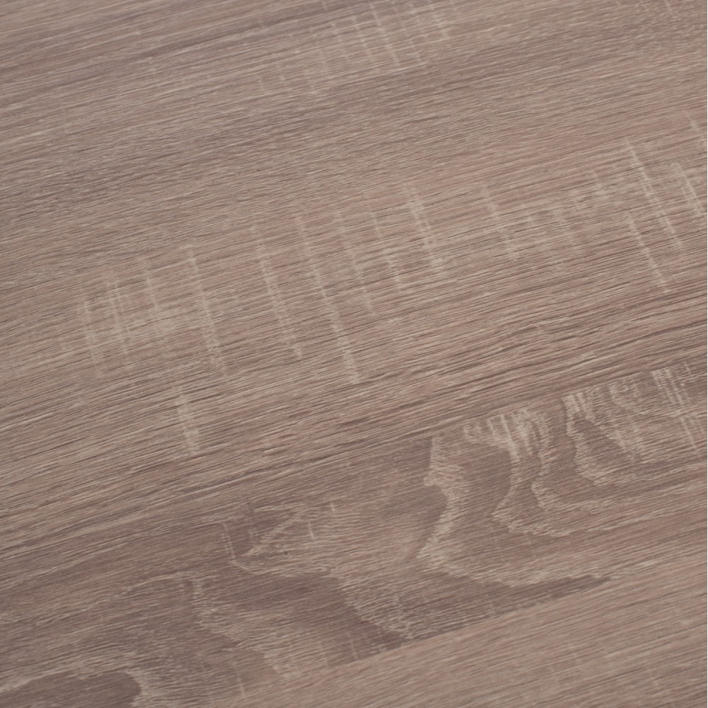 Τραπέζι "OFIRA" από MDF/μέταλλο σε sonoma/λευκό χρώμα 140x80x76