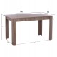Τραπέζι τραπεζαρίας "KELVIN " σε χρώμα σταχτί 140x80x77
