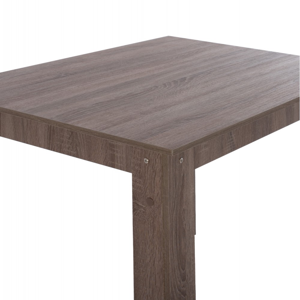 Τραπέζι τραπεζαρίας "KELVIN " σε χρώμα σταχτί 140x80x77