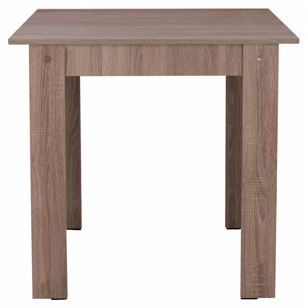 Τραπέζι "KELVIN" σε γκρι/δρυς χρώμα 80x80x77