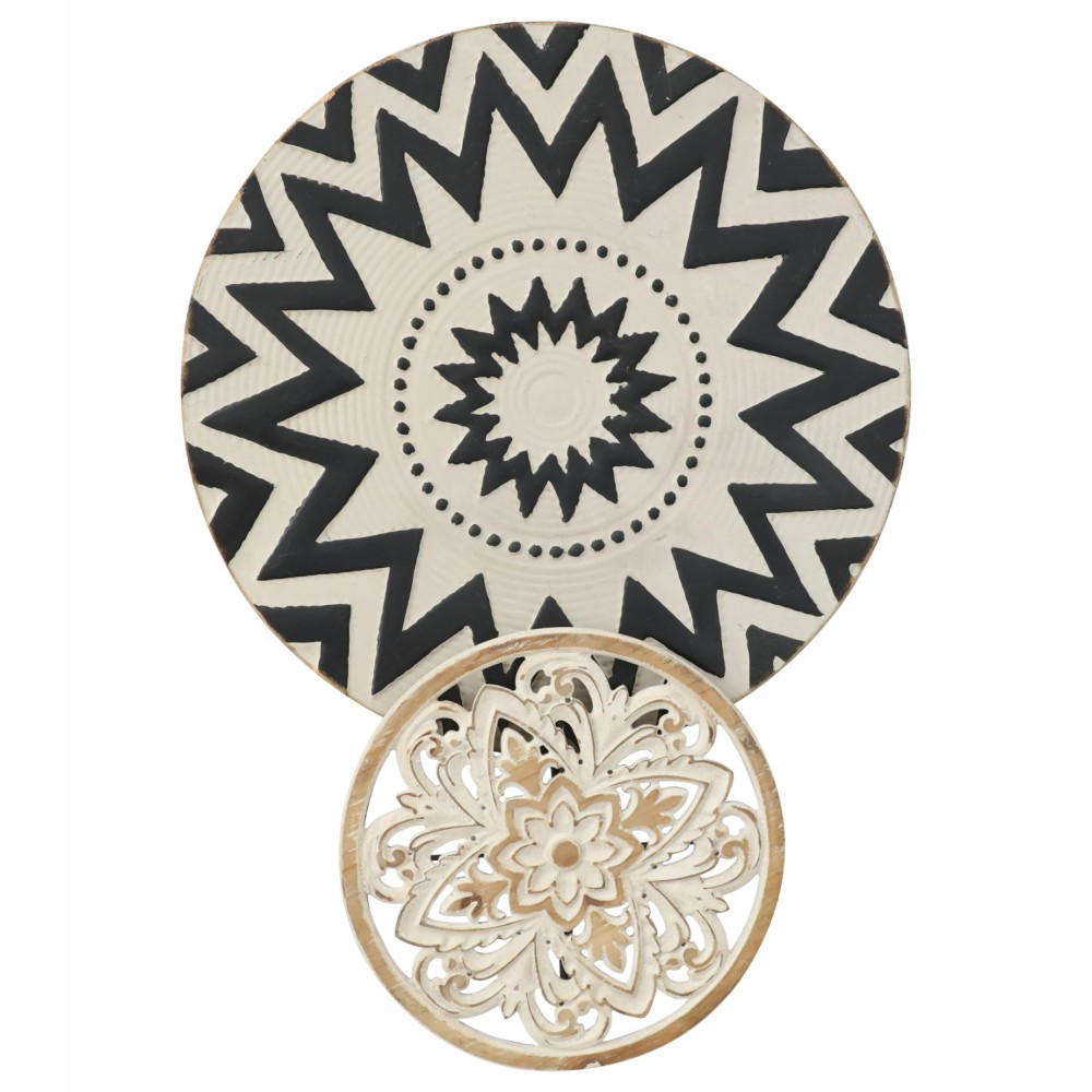 Διακοσμητικό τοίχου από μέταλλο πολύχρωμο 48.9x6.4x69.9