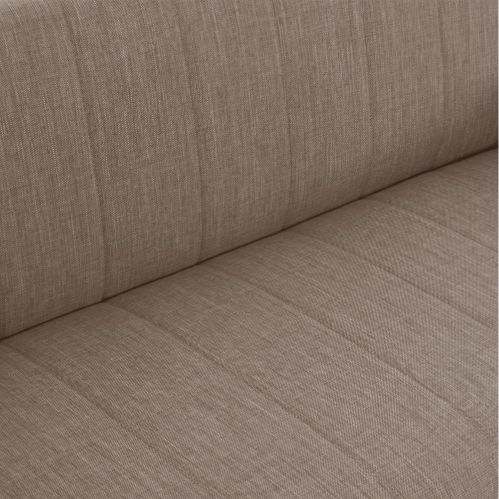 Καναπές-κρεβάτι τριθέσιος "ANDRI" από ύφασμα σε μπεζ χρώμα 180x72x77