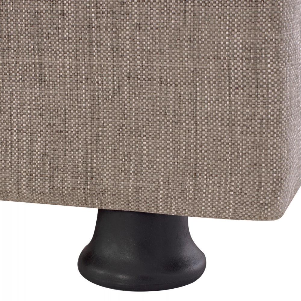 Καναπές-κρεβάτι τριθέσιος "ANDRI" από ύφασμα σε μπεζ χρώμα 180x72x77