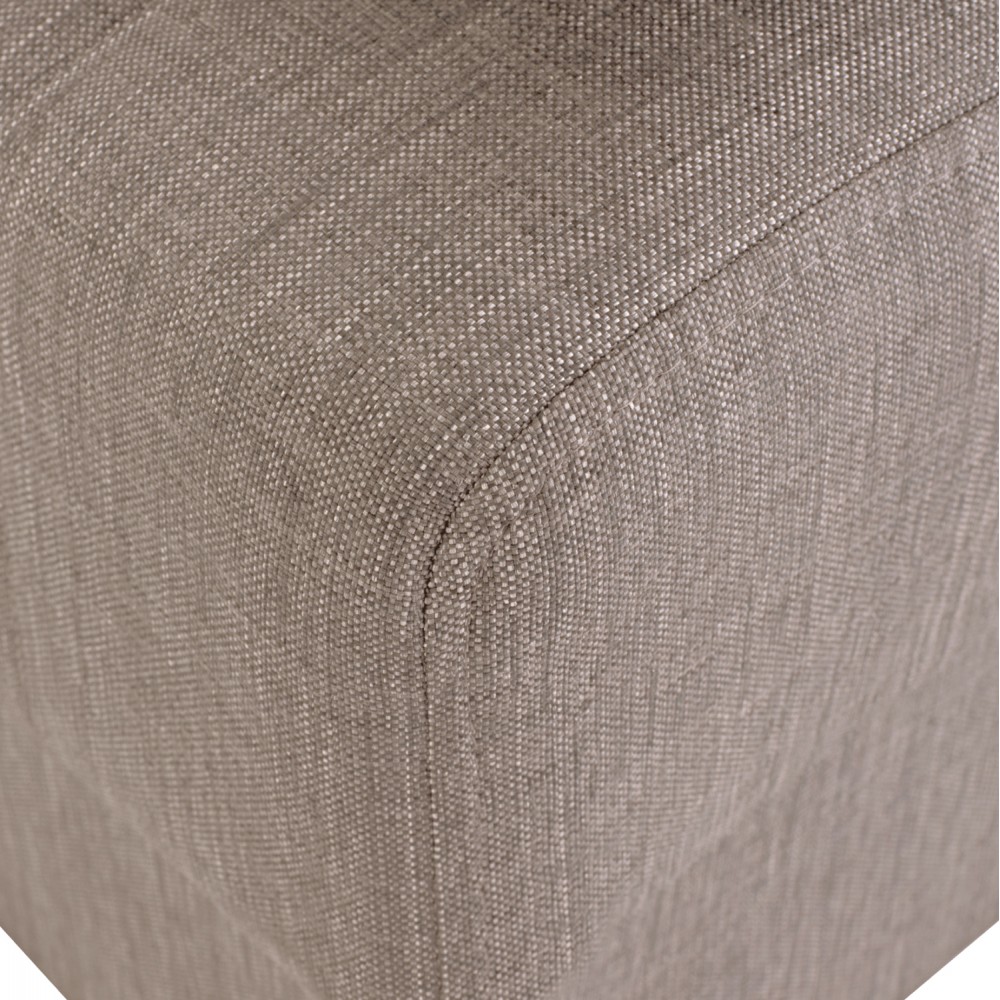 Καναπές-κρεβάτι τριθέσιος "ANDRI" από ύφασμα σε μπεζ χρώμα 180x72x77