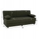Καναπές-κρεβάτι τριθέσιος "ANDRI" από ύφασμα σε λαδί χρώμα 180x72x77