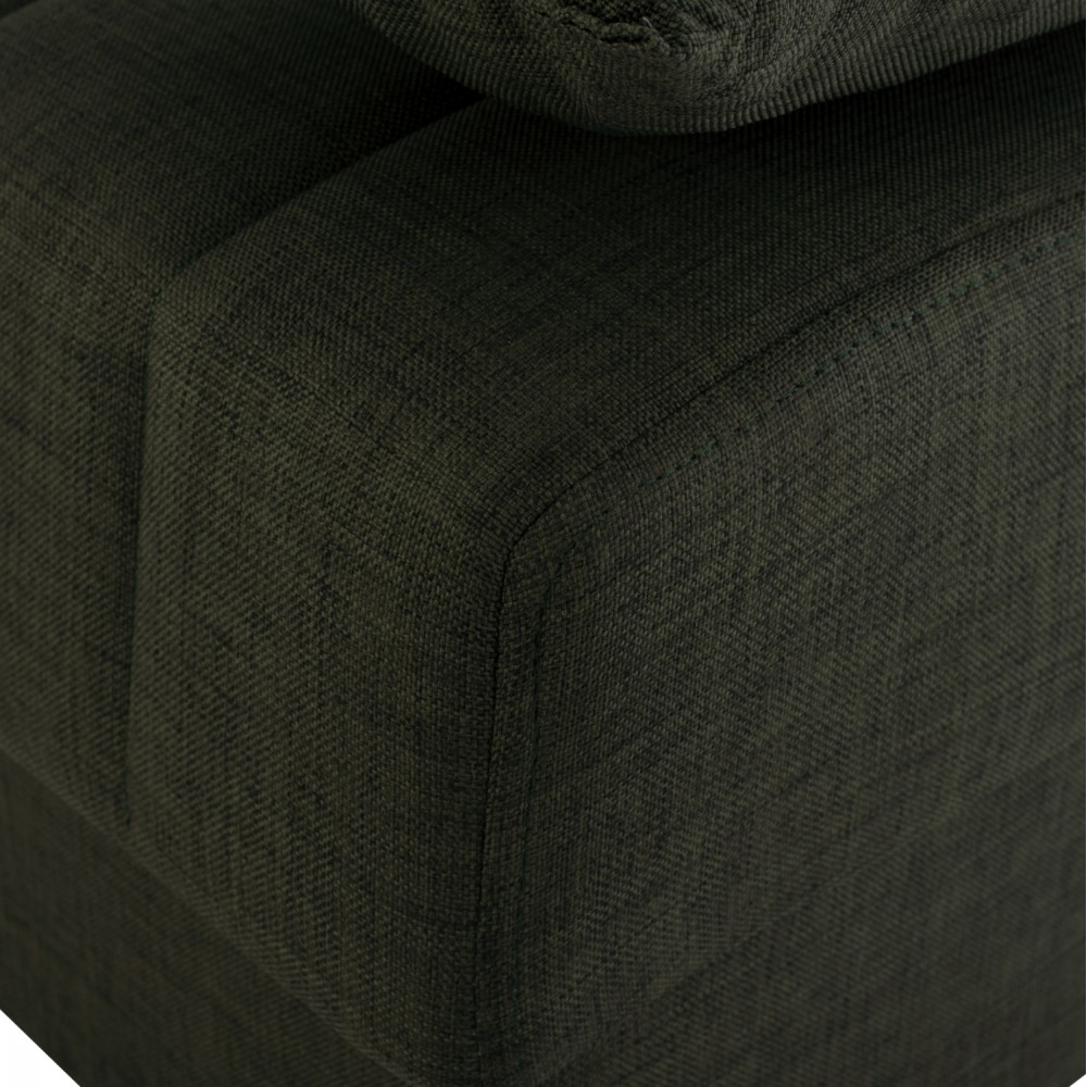 Καναπές-κρεβάτι τριθέσιος "ANDRI" από ύφασμα σε λαδί χρώμα 180x72x77