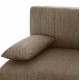 Καναπές-κρεβάτι τριθέσιος "ANDRI" από ύφασμα σε καφέ χρώμα 180x72x77
