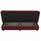 Καναπές-κρεβάτι τριθέσιος "ANDRI" από ύφασμα σε κόκκινο χρώμα 180x72x77