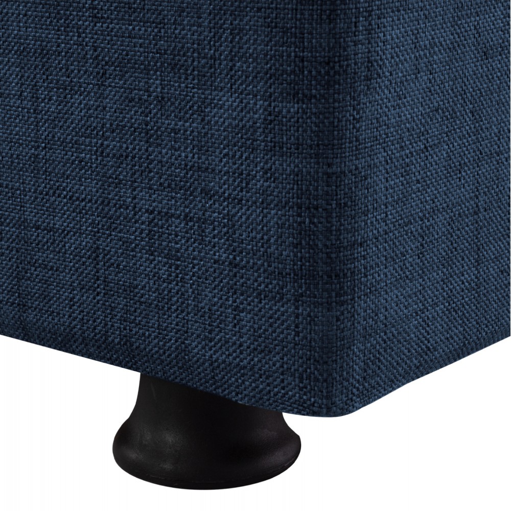 Καναπές-κρεβάτι τριθέσιος "ANDRI" από ύφασμα σε μπλε χρώμα 180x72x77