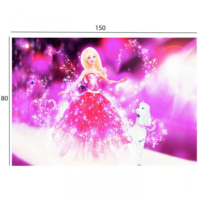 Χαλί παιδικό σε ροζ χρώμα 80x150