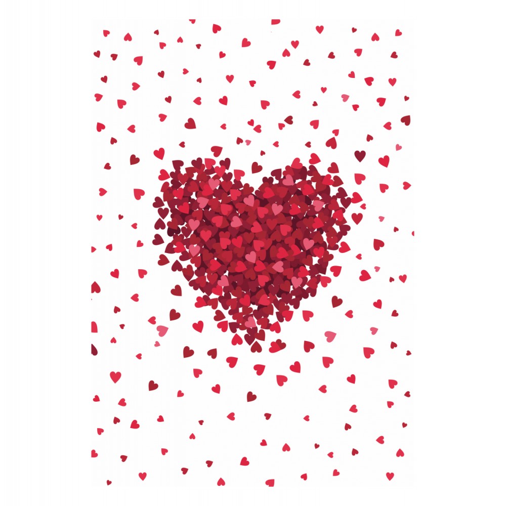 Χαλί παιδικό σε λευκό/κόκκινο χρώμα 80x150