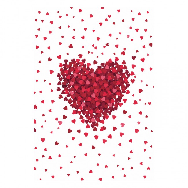 Χαλί παιδικό σε λευκό/κόκκινο χρώμα 80x150