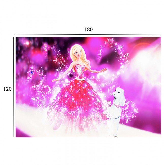 Χαλί παιδικό σε ροζ χρώμα 120x180