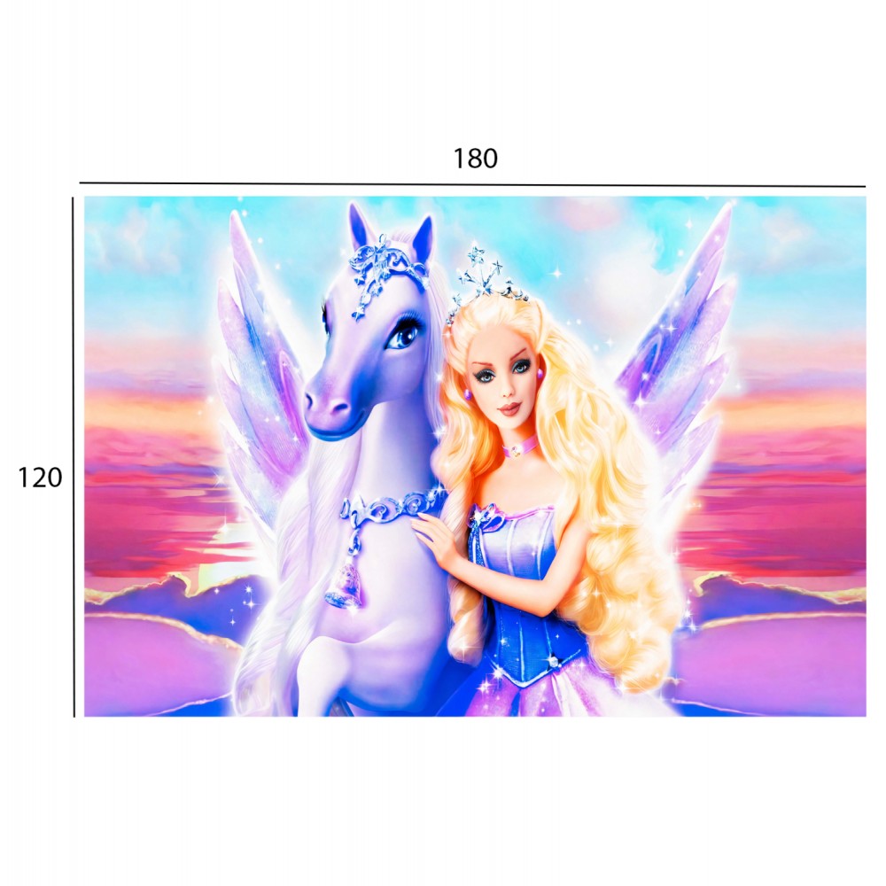 Χαλί παιδικό σε ροζ/μωβ χρώμα 120x180