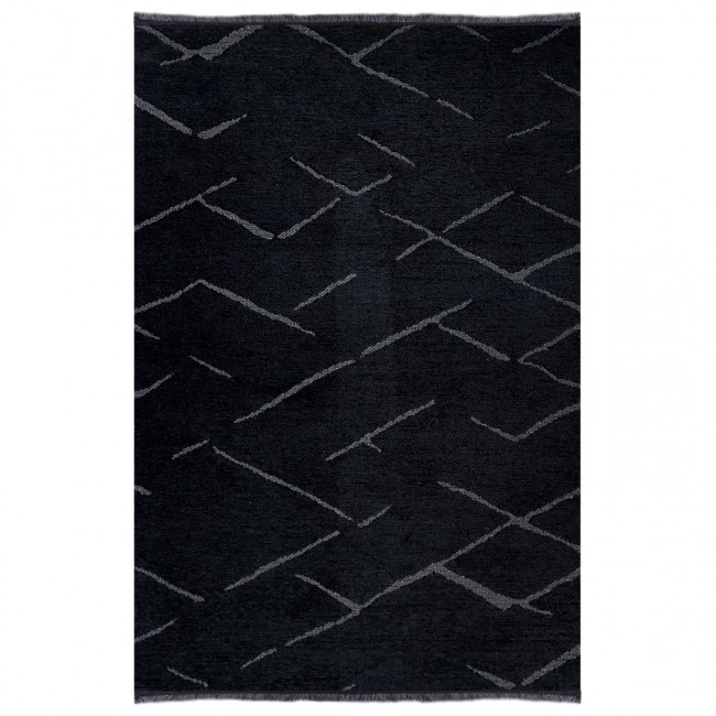 Χαλί σαλονιού "CALLISTO" σε μαύρο/γκρι χρώμα 160x230