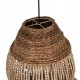 Μονόφωτο φωτιστικό από σχοινί σε φυσικό χρώμα Φ30x80