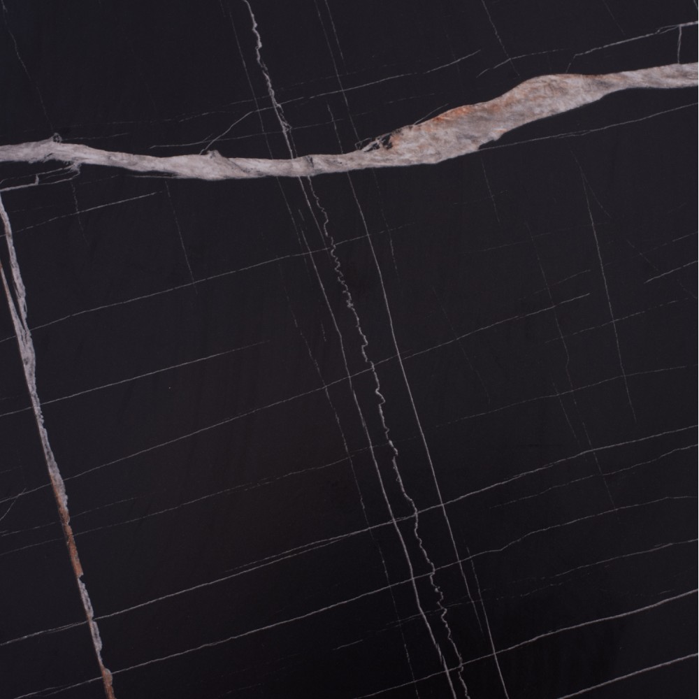 Επιφάνεια τραπεζιού από werzalit σε μαύρο μαρμάρινο χρώμα Φ60